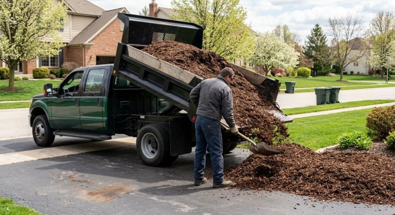 Brown Mulch Delivery
